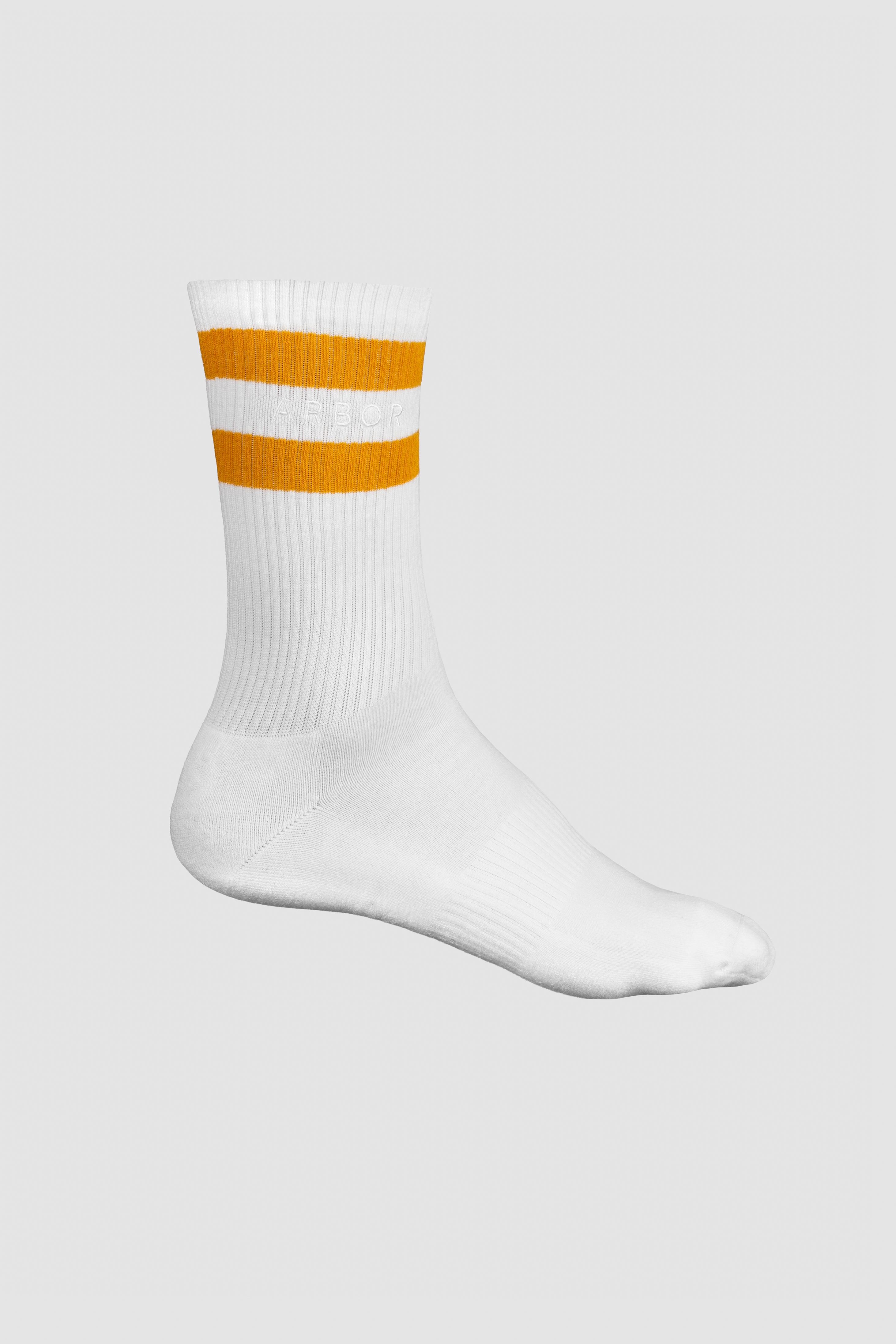 Eureka - Classic Yellow Stripe Crew Socks Large (Men's 8 - 12)