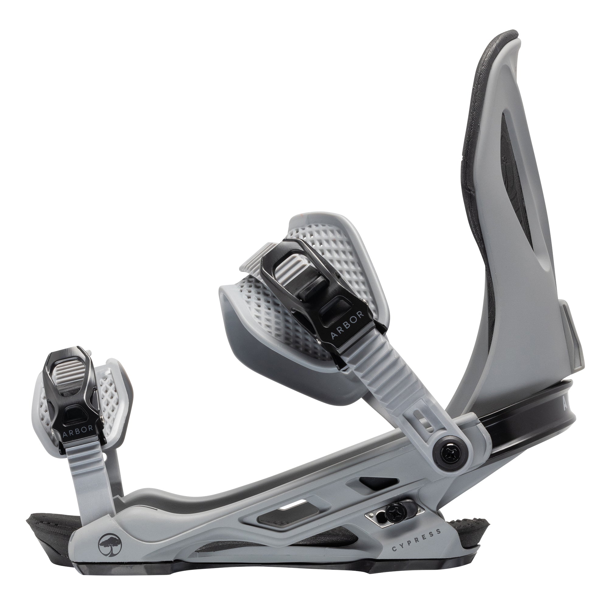 Arbor Snowboarding - Cypress Snowboard Bindings - Cement – Arbor 